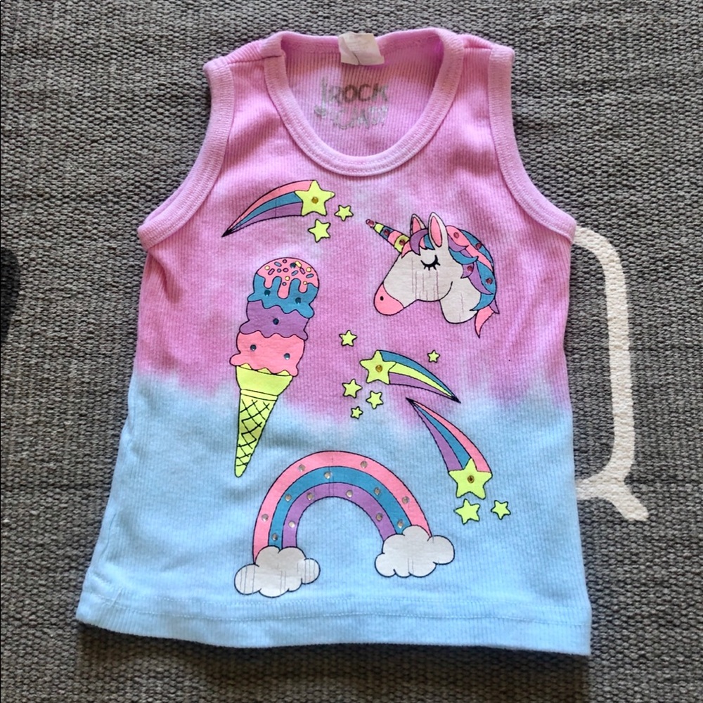 Rock and candy Lester’s tank top with rhinestones